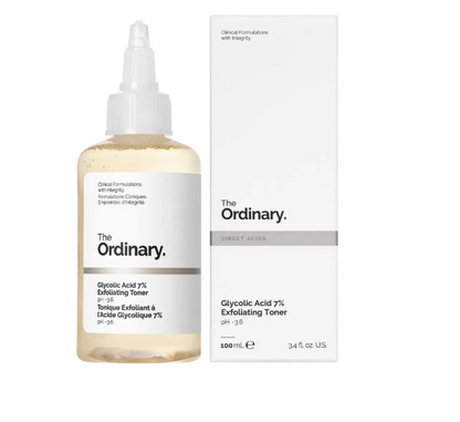 Loción Glycolic Acid 7% Toning Solution The Ordinary  de 240mL/306g 15+ años