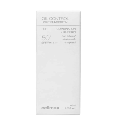 Celimax Oil Control Light Sunscreen Spf50+ Pa++++ - 40ml