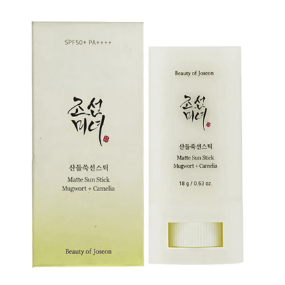 Protector Solar Beauty Of Joseon Fps 50 Mugwort Con Camelia En Stick De 18ml