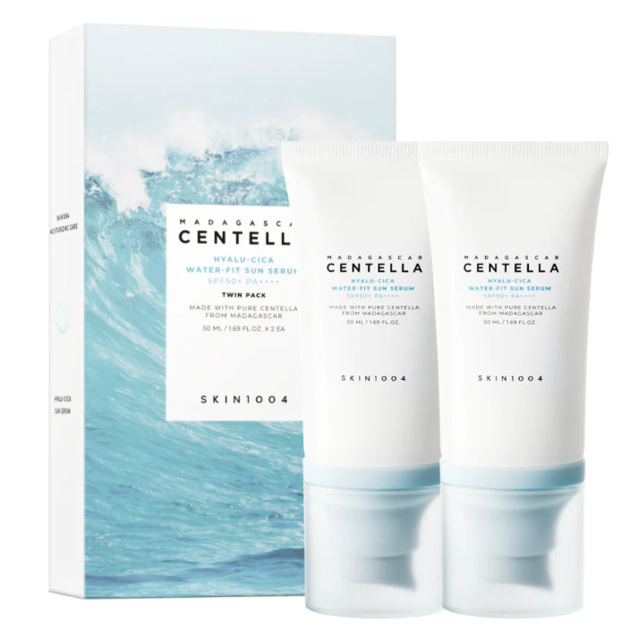 Hyalu Cica Water Fit Sun Serum Twin Pack